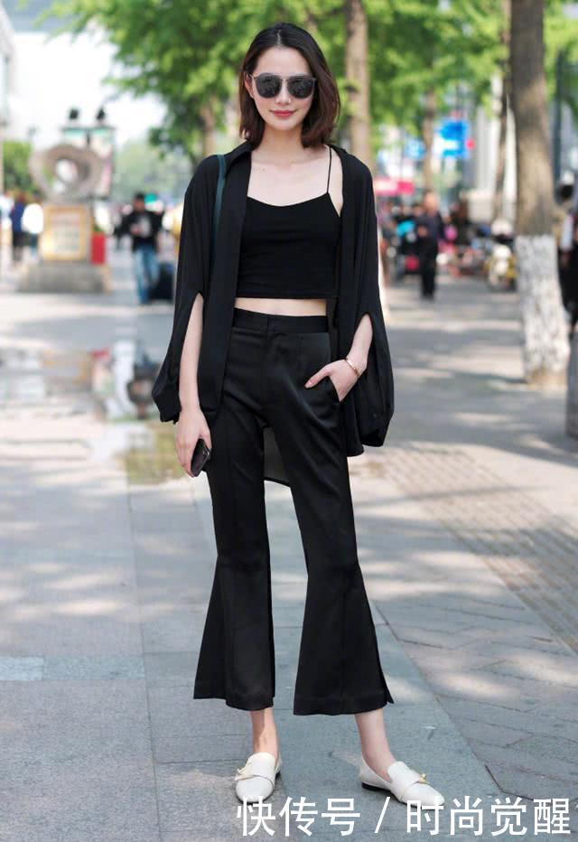 街拍：干练性感俊美的小姐姐，比你想象中的时髦!