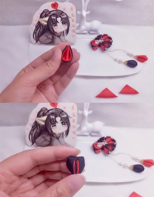 「金鱼发夹」手工制作金鱼发饰,少女风还是暗黑系你说了算,附教程
