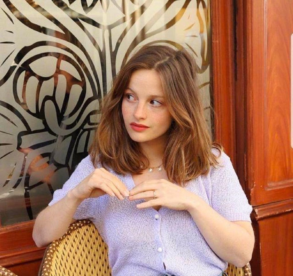  少女@紫色开衫怎么搭配 开春甜美少女系穿搭