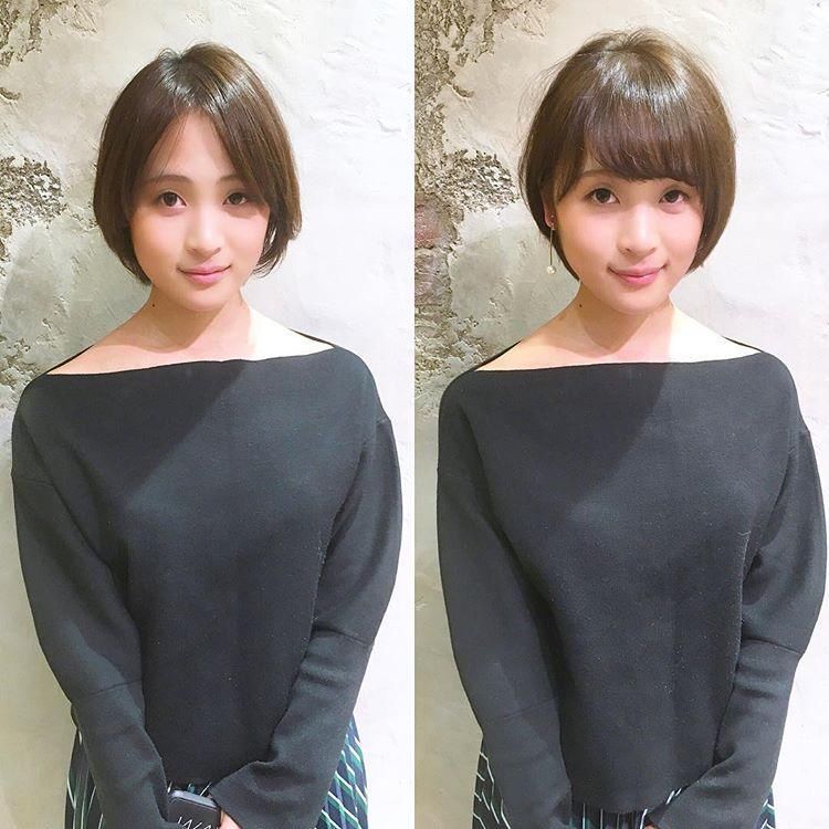 对比了才知道，短发能让你的脸型马上变小