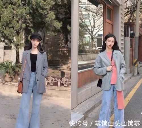  『喇叭裤』把大长腿秀出来！早春高个子女生的时髦搭配推荐