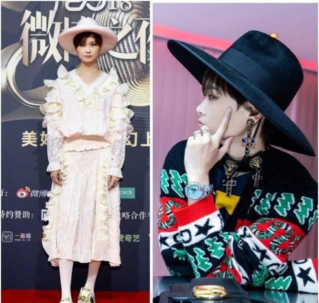 「 感觉」和 酷女孩李宇春 竟然撞衫了!网友:我无力吐槽,神仙姐姐刘亦菲