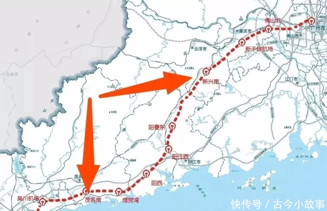  「工期」广东正计划打造的一条新高铁线路，工期60个月，设计时