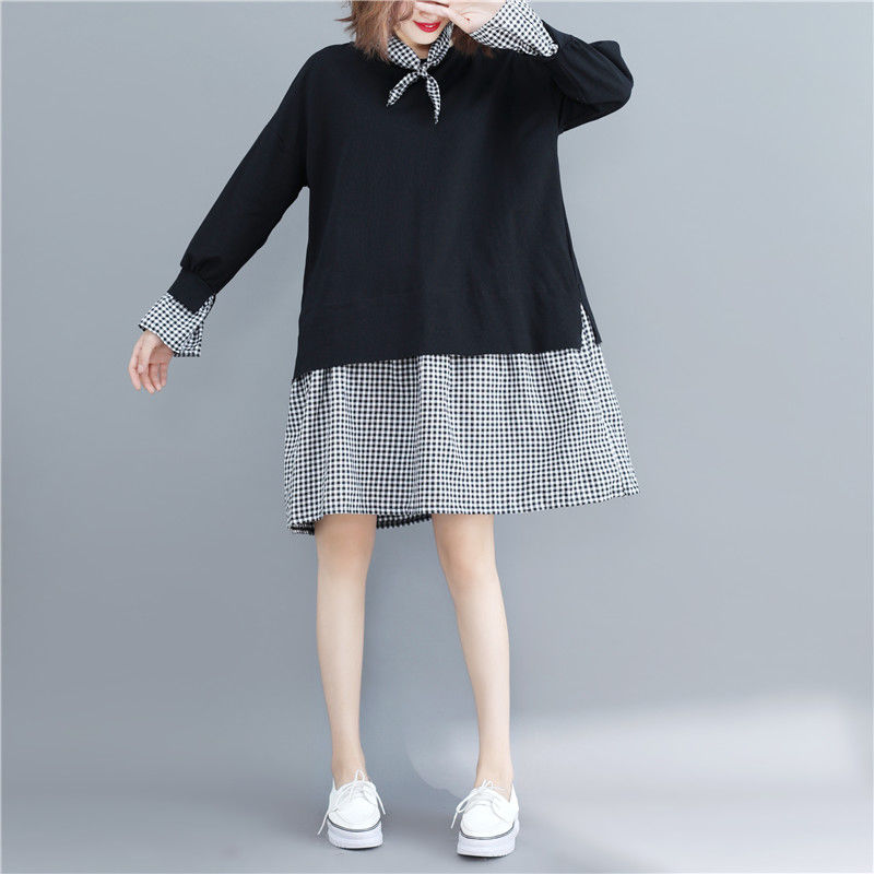 女人不能亏待自己，这洋气的卫衣裙，一件才一百多，超仙