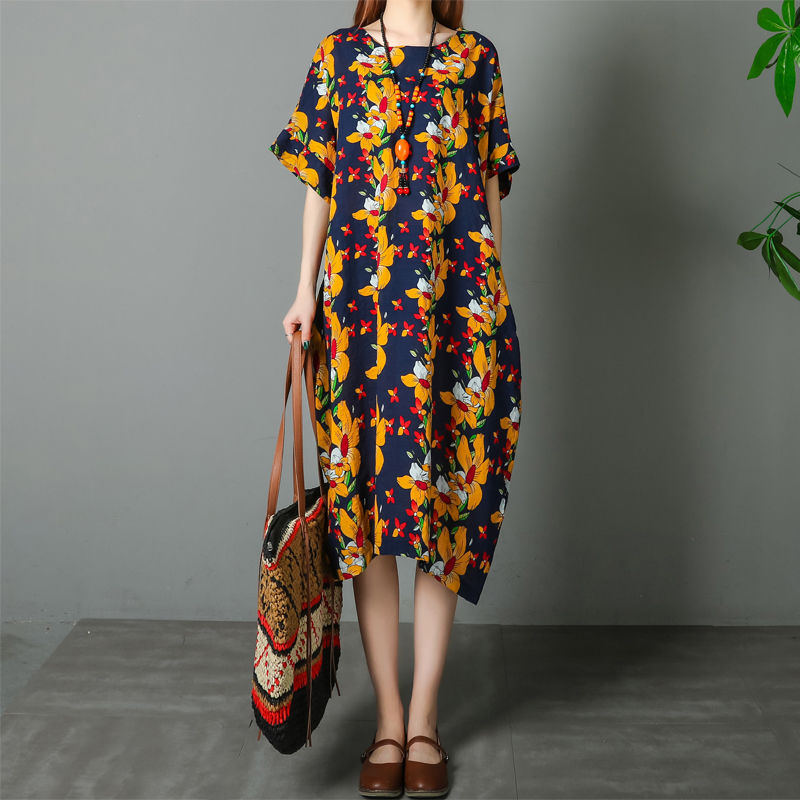 不骗你!从未见过这么美的棉绸裙，51岁婆婆穿上，比旗袍还优雅