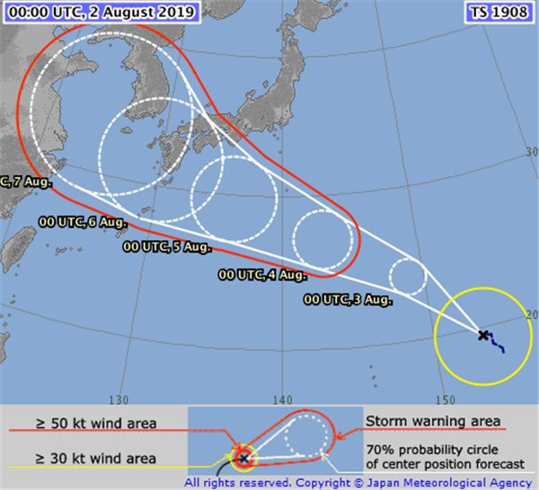 刚刚 8号台风“范斯高”生成!路线已定!