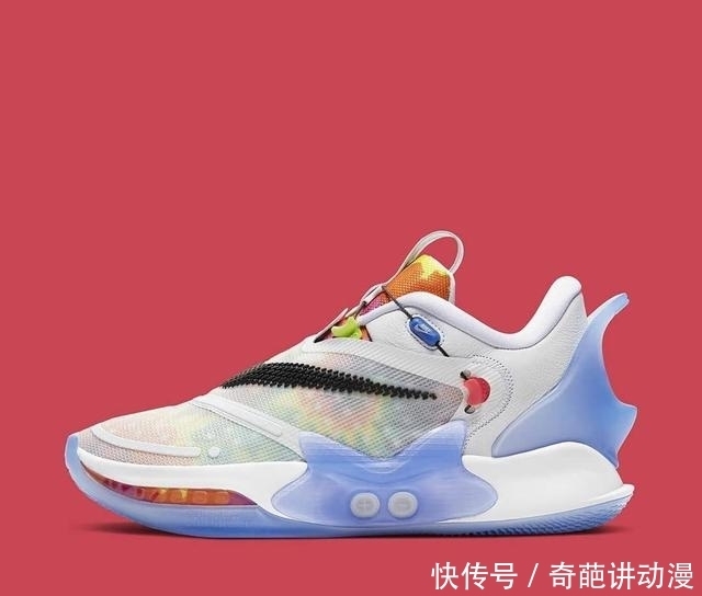  『篮球鞋』炫彩扎染装扮自动系带篮球鞋AdaptBB20新配色释出