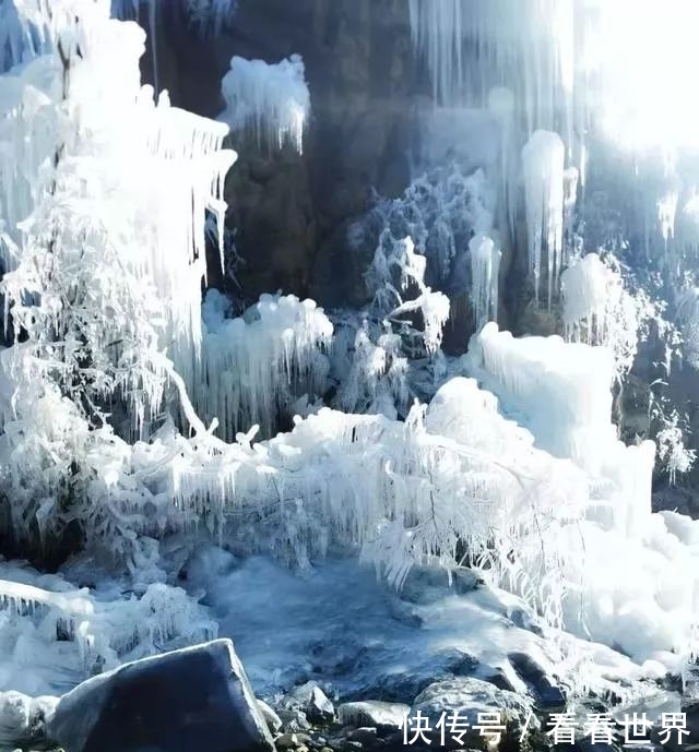 北京古燕平八景“虎峪辉金”开放新景观!冰瀑奇观美轮美奂!