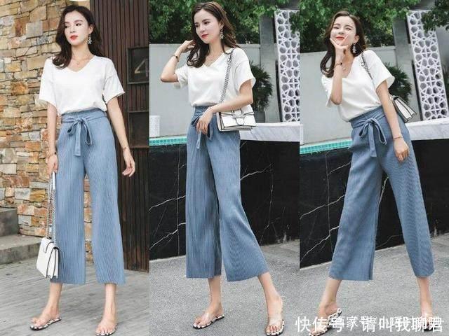 阔腿裤适合穿什么