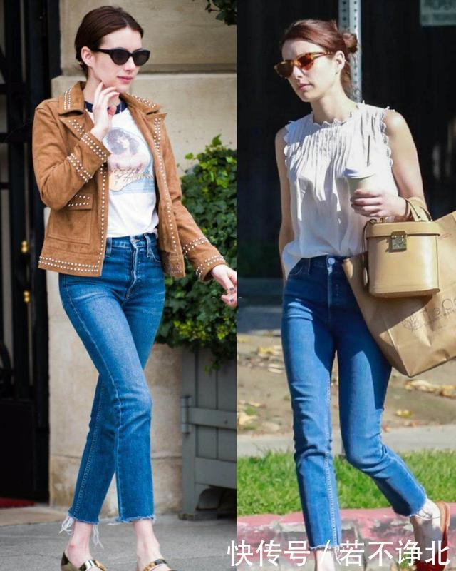  『EmmaRoberts』春季穿平底鞋如何搭配显高显瘦又时髦？跟EmmaRoberts学就对啦！