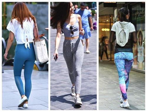 紧身健美裤那么显好身材，我也按捺不住想穿了