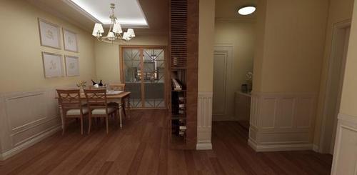 晒晒我家105平美式田园风,墙裙设计是我最喜欢的,一眼就爱上