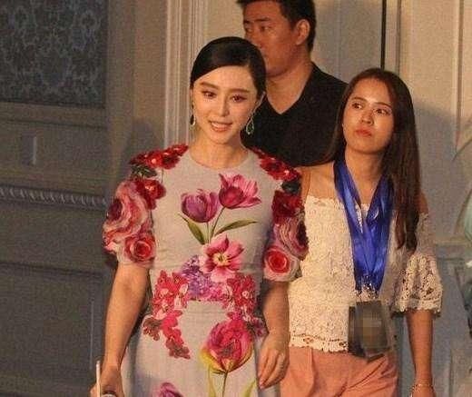 36岁范冰冰出镜，裙子都要撑破了，网友：这身材李晨能hold住么？