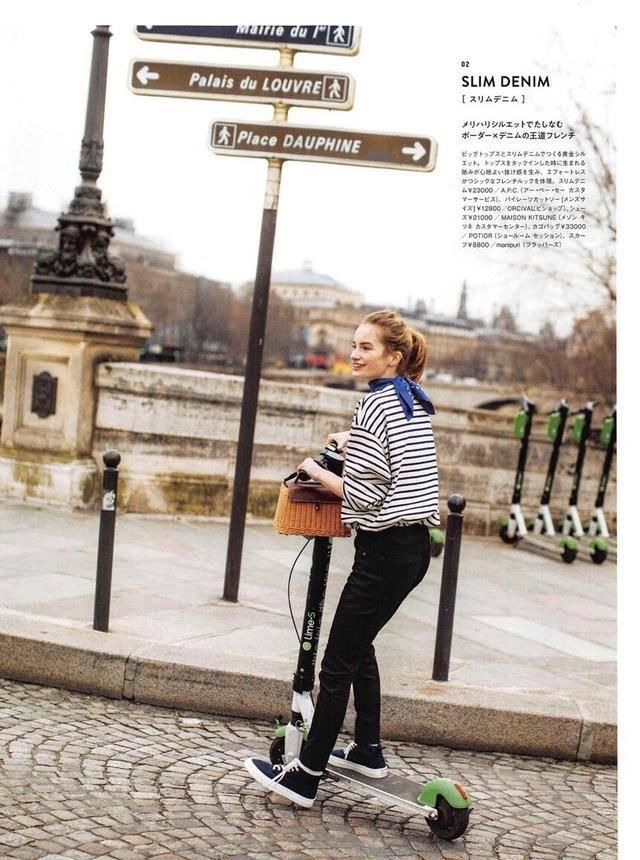  「条纹衫」春季配饰，比项链更好戴的，是妈妈的丝巾呀