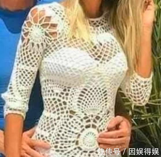 手工■优雅又减龄!多款手工钩编的彩色镂空裙衫,中青年女性的最爱