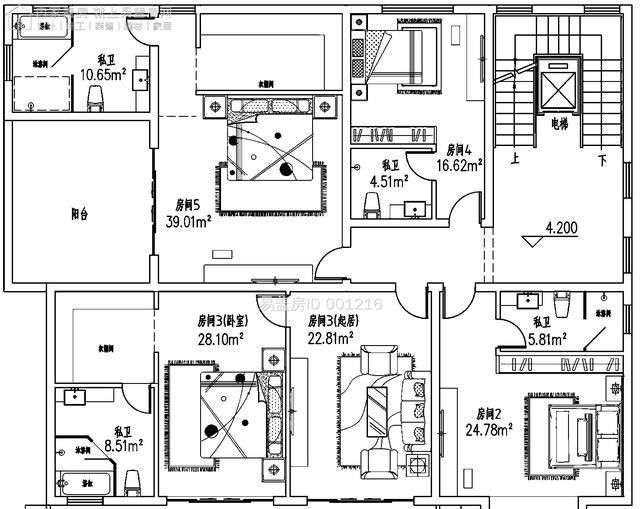 盖房:农村盖房单单主体就花费百万,4层带地下室,10卧室这得住多少人