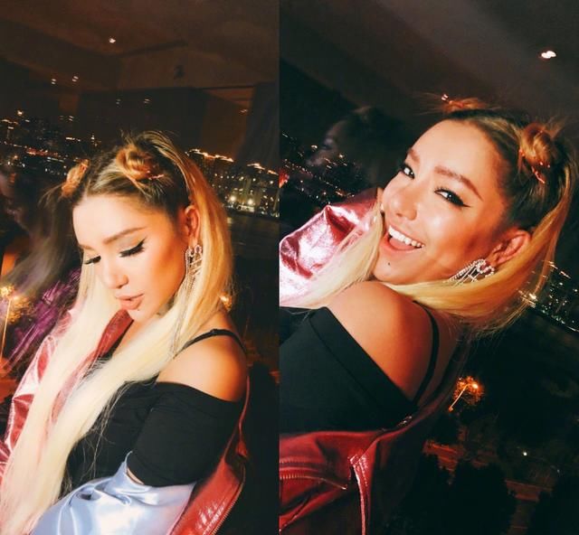 江映蓉晒美照撞脸周扬青，根本认不出，网友：没整容，只是换个头