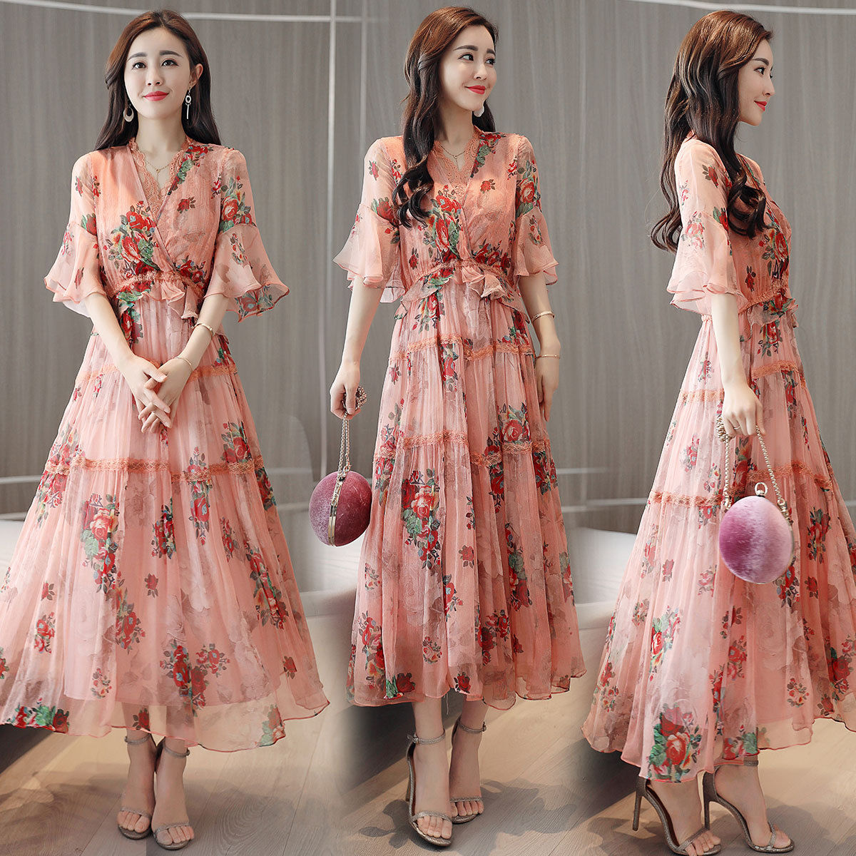 45岁妈妈身穿这些连衣裙,配上高跟鞋,比20岁小姑娘还显气质