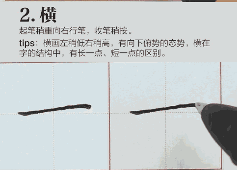  『笔画』32种硬笔楷书基本笔画，手把手教你学（动图）