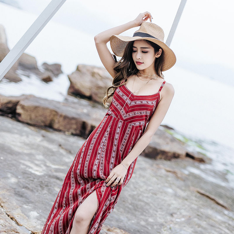 哪个“流氓”设计!女人度假专穿沙滩裙，比透明裤还撩人一百倍