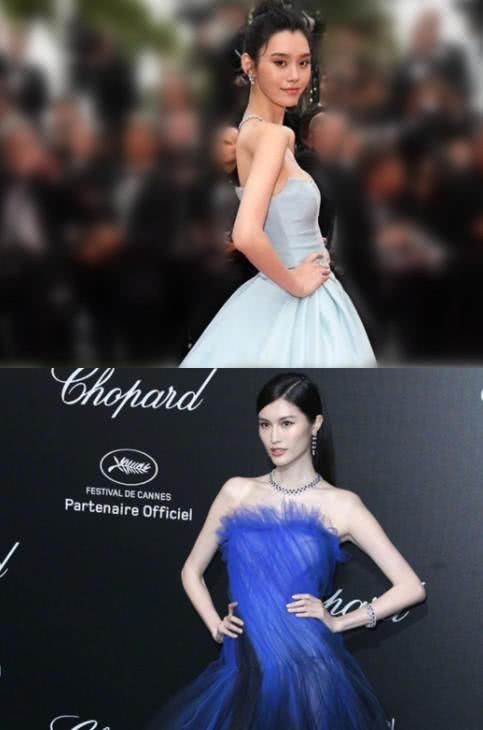 干瘦和苗条真不一样！同样超模，何穗比奚梦瑶瘦四斤却完全差远了