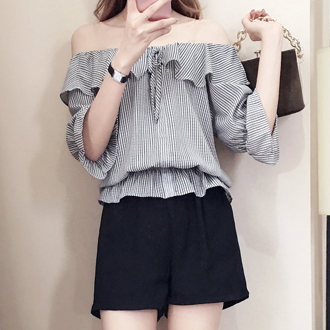 比裙子更舒适，比阔腿裤更洋气，刚上市的短裤套装，美的嫩上添嫩