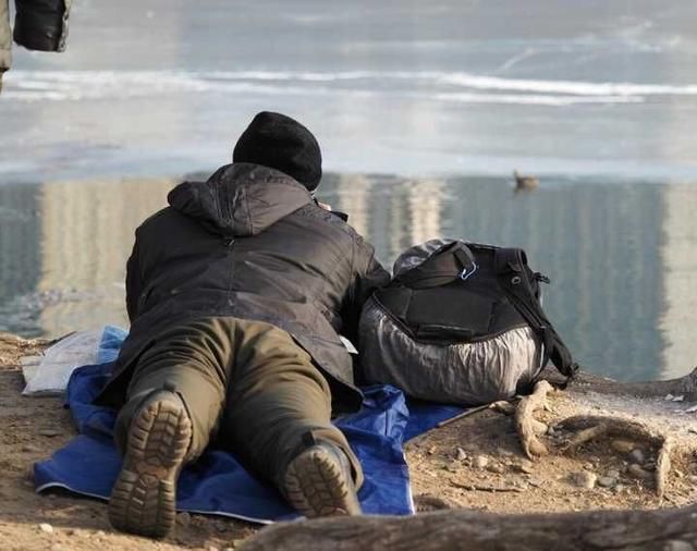 数九寒天，在东北能拍此水鸟，实在是幸事一件……