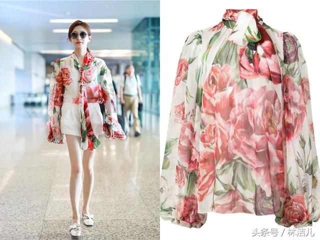 吴奇隆刘诗诗情侣装现身机场狂撒狗粮，宋茜就不能好好穿衣吗？