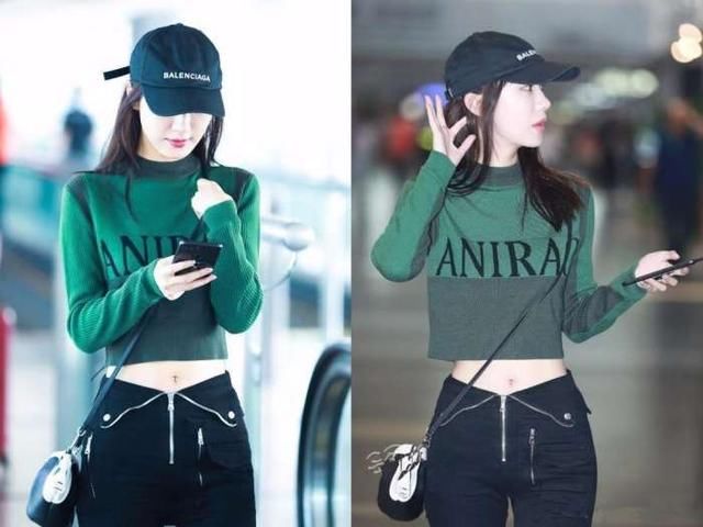 李菲儿这裤子穿得也太大胆了吧，网友的目光全被锁定！