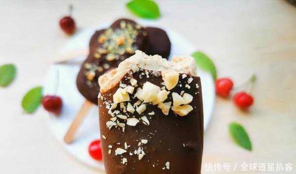 『香甜』自制脆皮雪糕,食材和比例都告诉你,香甜细腻又绵软,做法简单