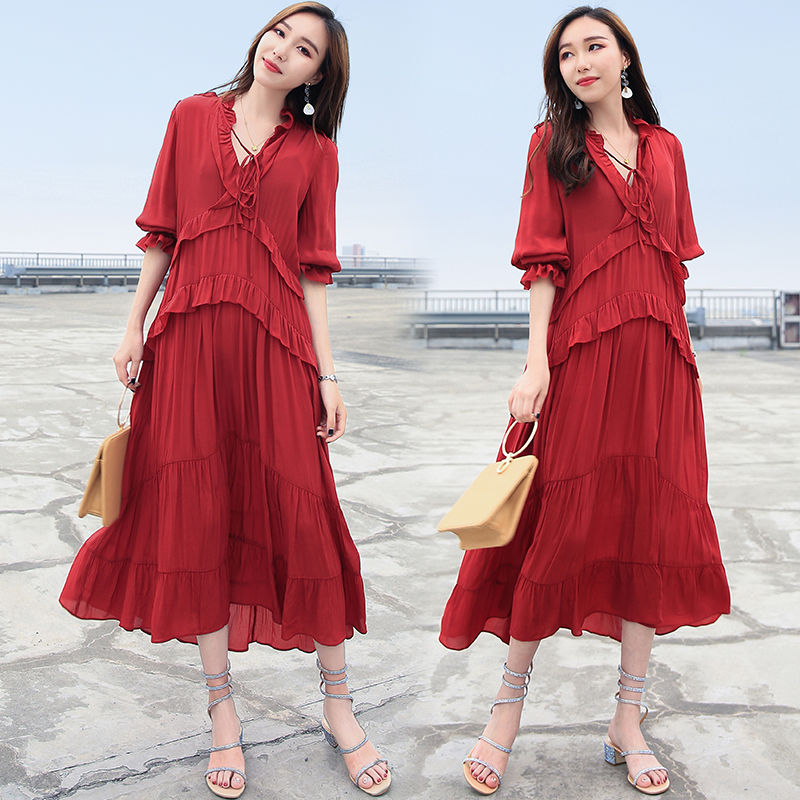 45岁老婆，偷偷买了8条仙女裙，上身嫩美减龄，看得人眼睛都直