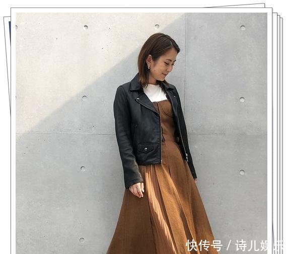 「春季造型」长款纯色连衣裙的春季穿搭look,新鲜的时尚日系风看你喜欢不