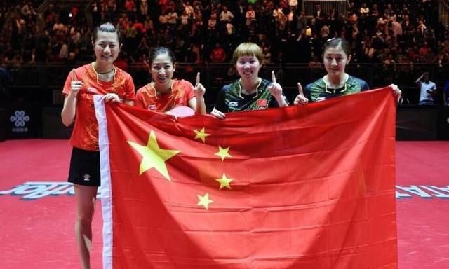 丁宁刘诗雯参加世乒赛团体战绩:4战1负3胜