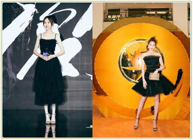 本以为穿黑天鹅裙的唐嫣长腿逆天，但看到关晓彤这效果，我沉默了