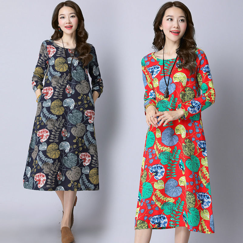 腿粗的女人尽量别穿打底裤，学她们这样穿长裙，漂亮到飞起来