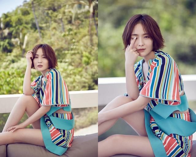 李曼全身只穿了件裹胸，裙子透到里面都看到了，跟没穿有啥区别？