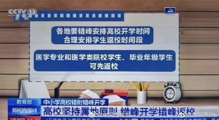 高校■3月17日开学？高校辟谣！教育部：两类大学生可先返校！