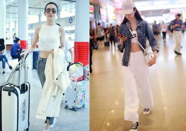 本以为乔欣穿露脐装很美了，没想到王鸥的出现才明白什么是好身材