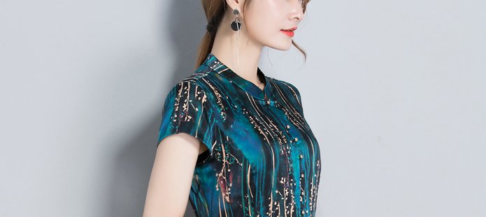 港真!还没见过如此漂亮的欧货裙!比旗袍还高贵优雅，嫩炸美