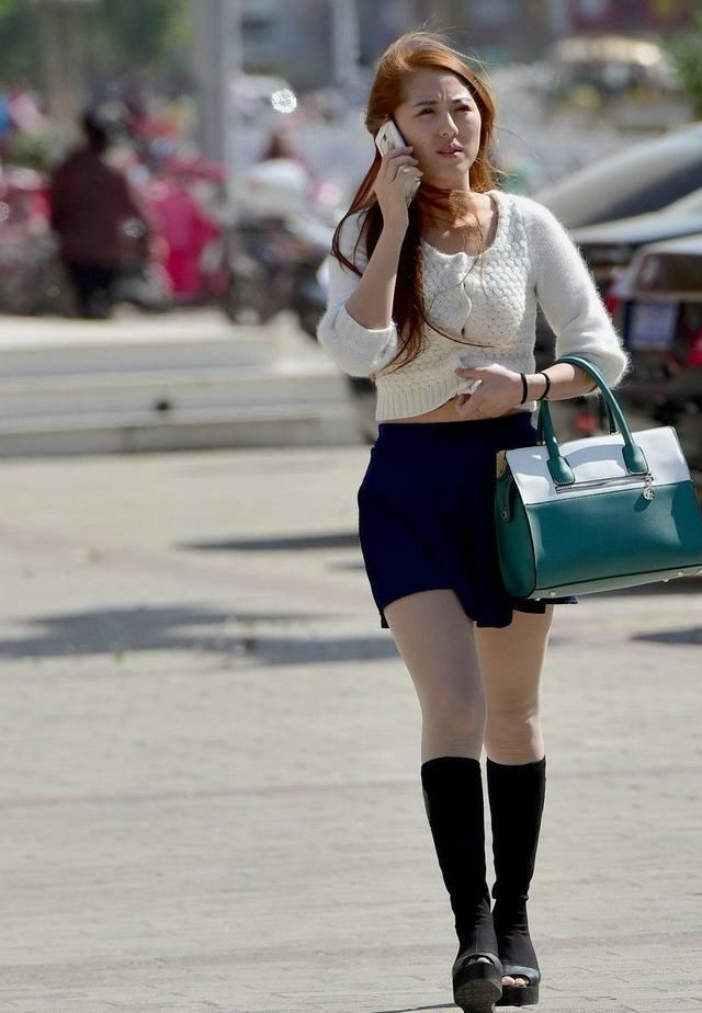 街拍，漂亮性感的小姐姐男人都喜欢，但像图5这样的你能驾驭吗