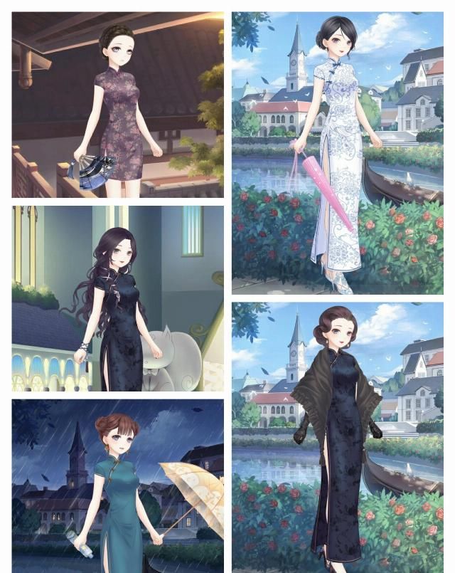  印花@奇迹暖暖：旗袍这么配，秒变明星，风格多样随心换