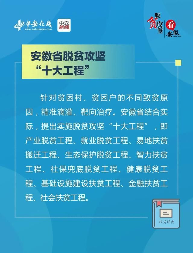  词典：涨知识！九张图带你读懂安徽“扶贫词典”