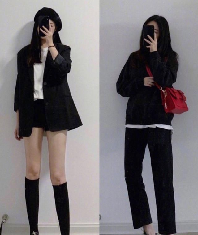  『气质』韩系女生最爱的穿搭，简单大方又有气质，网友：就是这么酷