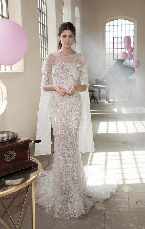 以色列美女时尚摄影大片，欧美超模演绎惊艳奢华婚纱礼服令人惊艳