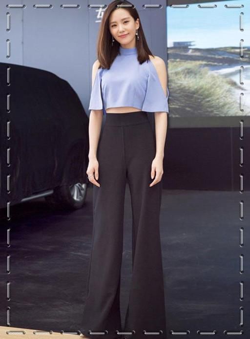 看了刘诗诗的高腰裤，再看林志玲，网友：终于知道胯宽有多痛苦了