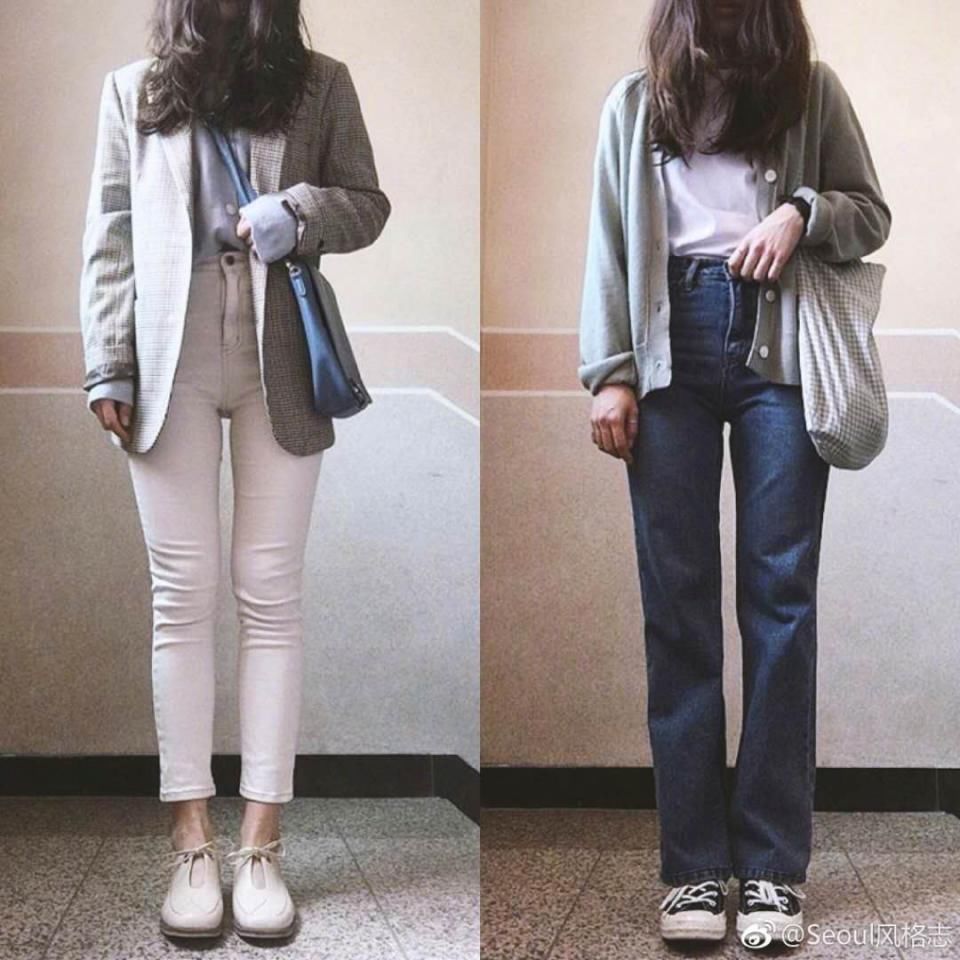 18款舒适耐看的初秋简约穿搭示范，细节是提升时尚感的point!