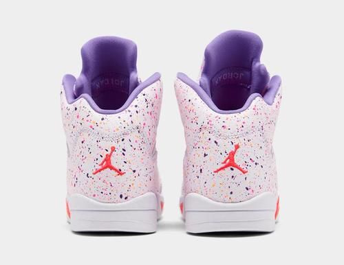  「图案」彩色喷溅图案吸睛度极强！Air Jordan 5 复活节配色你打几分？