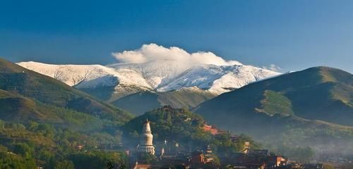 我国最早的佛教建筑，位于山西境内，是世界五大佛教圣地之一