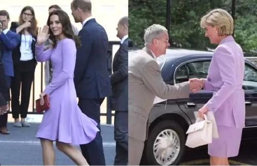 凯特王妃简直是婆婆的翻版！与她穿着很像，不过戴安娜更胜一筹！