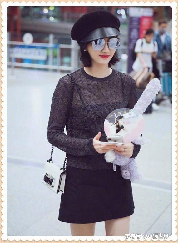 关晓彤厉害!21岁穿短裙竟比30岁景甜还女人，鹿晗功不可没